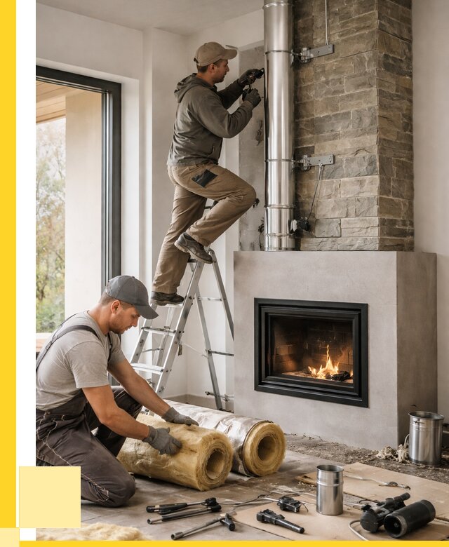 Монтаж дымоходов для каминов в Пушкине от 15560 р. ЭриданПшк