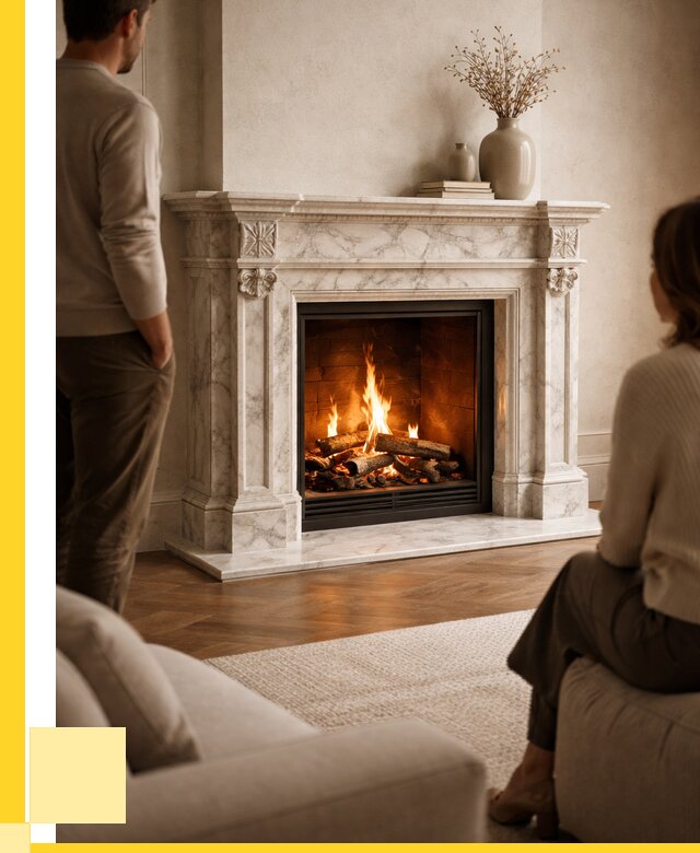 Мраморные камины под ключ в Пушкине от 259325 р. | ЭриданПшк