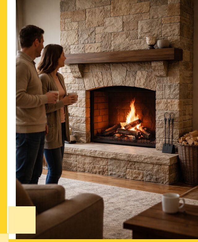 Каменные камины на заказ в Пушкине от 186714 р. | ЭриданПшк