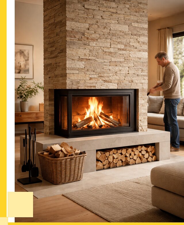 Дровяной камин под ключ в Пушкине от 207460 р. | ЭриданПшк