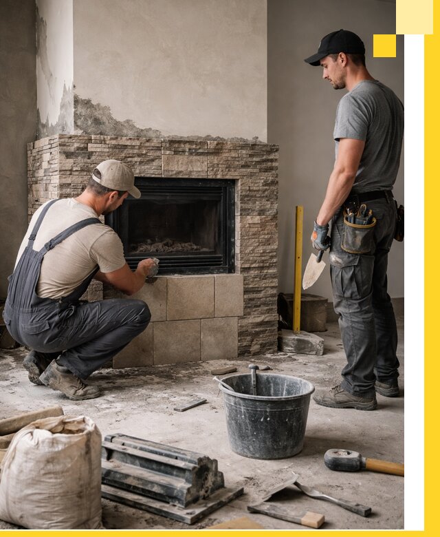 Камины под ключ в Пушкине: проект, изготовление и монтаж