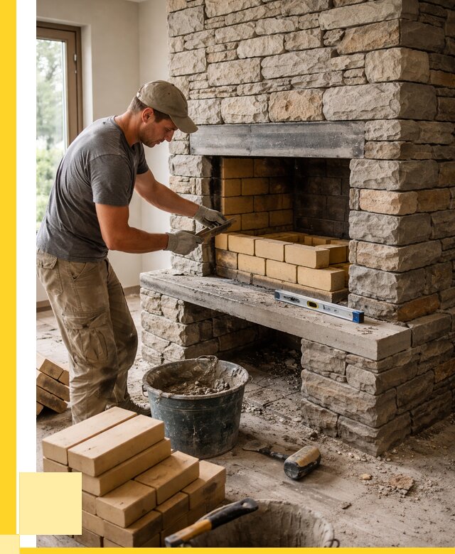 Кладка каминов и камина в Пушкине от 25933 р. ЭриданПшк