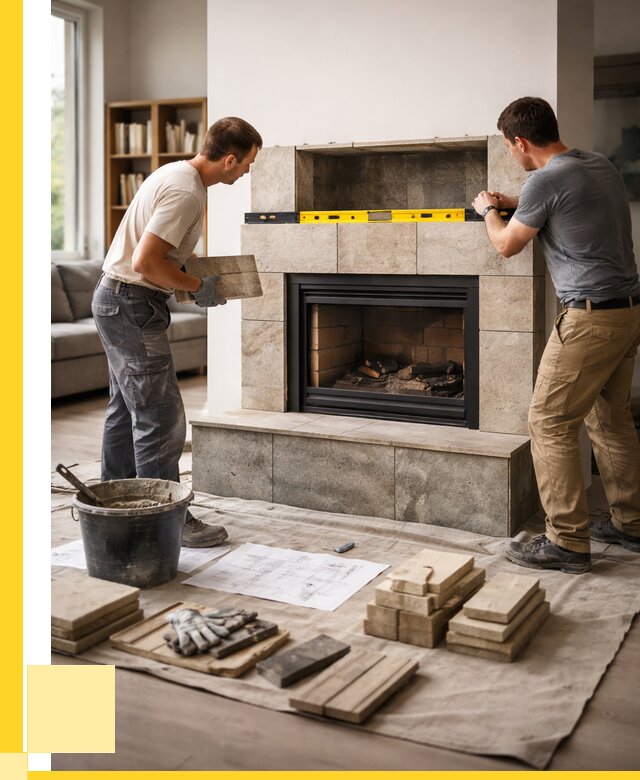 Монтаж каминов и установка в Пушкине от 46679 р. | ЭриданПшк