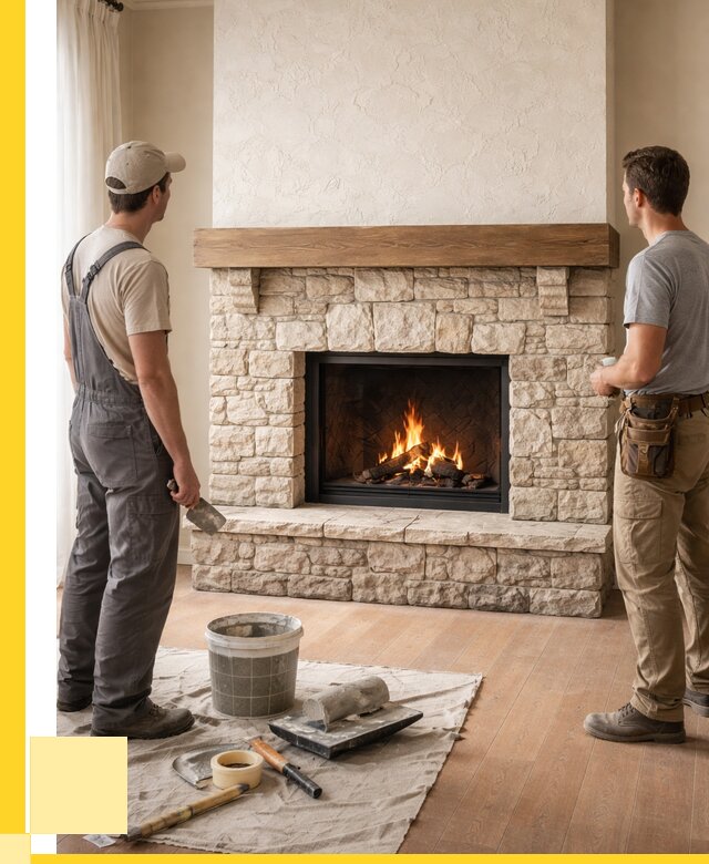 Отделка каминов в Пушкине от 6742 р. под ключ | ЭриданПшк