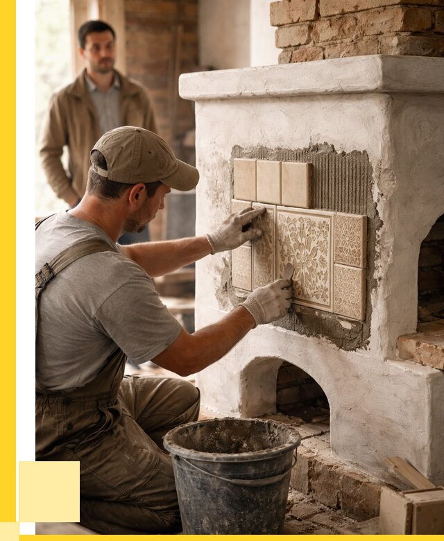 Отделка печей и банных печей в Пушкине от 36306 р. | ЭриданПшк