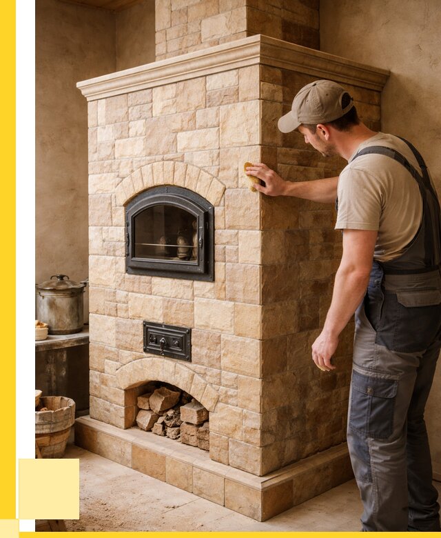 Облицовка печей в Пушкине от 4668 р. под ключ | ЭриданПшк