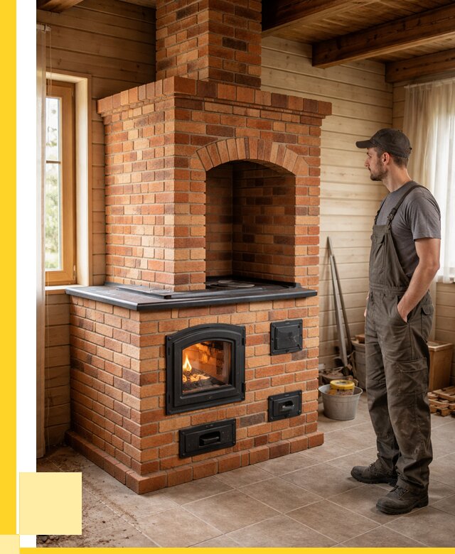 Кирпичные печи в Пушкине: купить от 155595 р. | ЭриданПшк