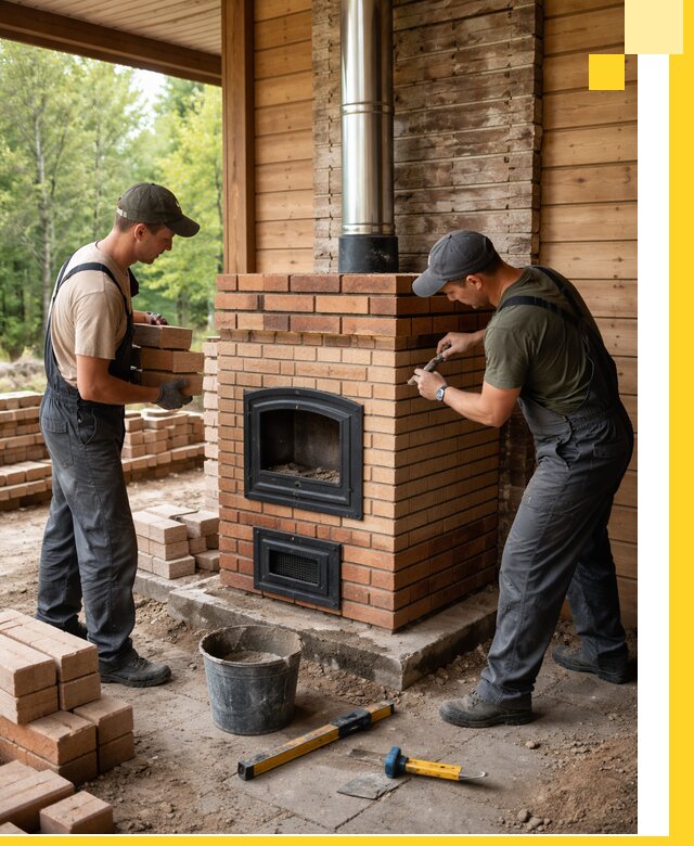 Производство и установка дачных печей под ключ в Пушкине