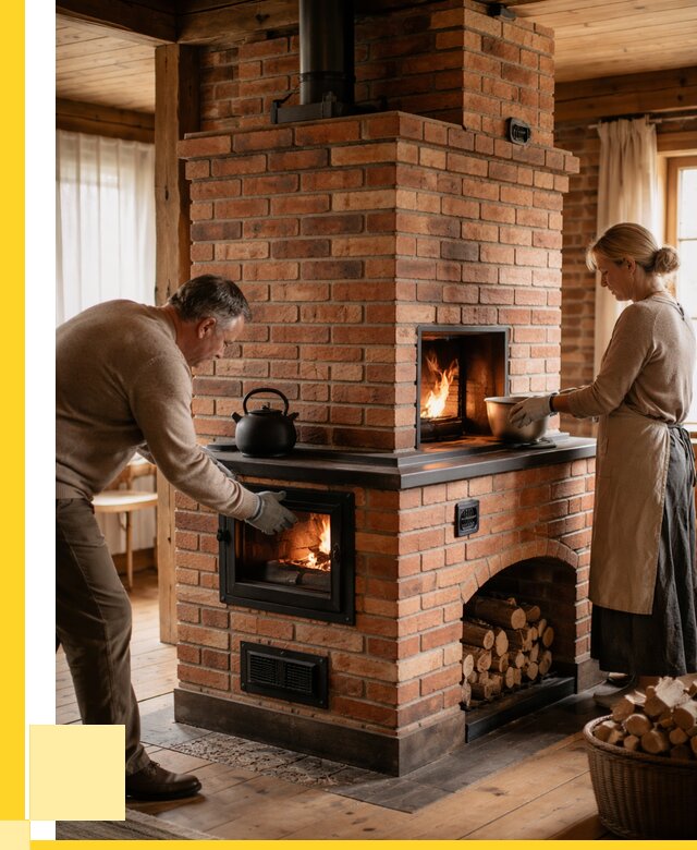 Печи для загородного дома под ключ в Пушкине от 82984 р. | ЭриданПшк