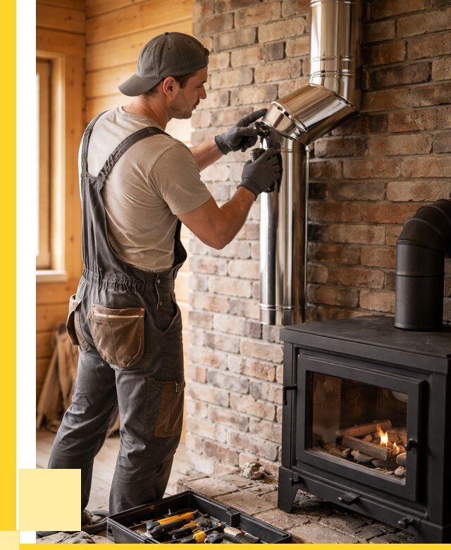 Монтаж дымоходов для печей в Пушкине от 7780 р. | ЭриданПшк