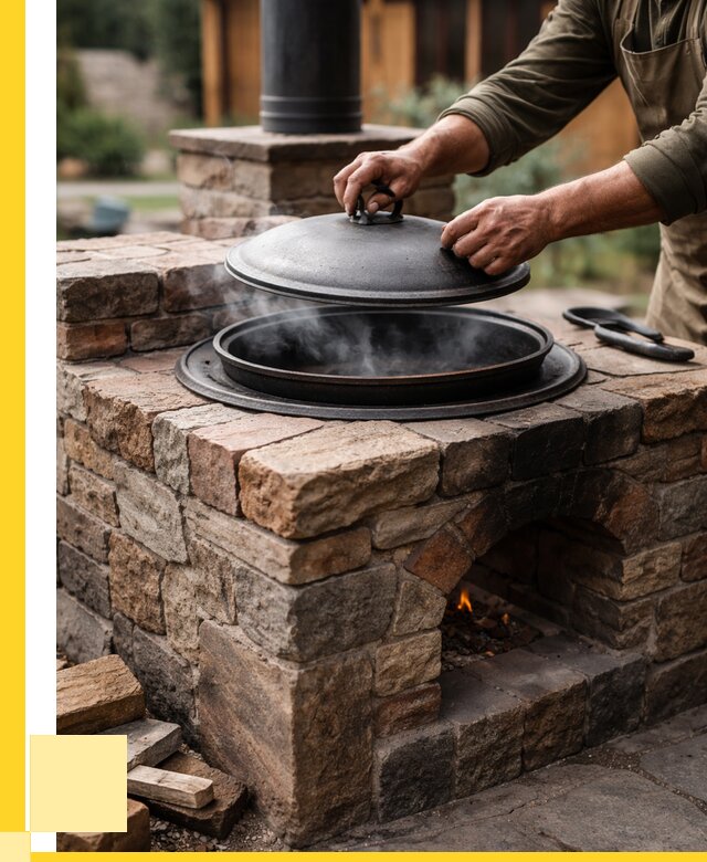 Печи для казана в Пушкине по цене от 18671 р. | ЭриданПшк