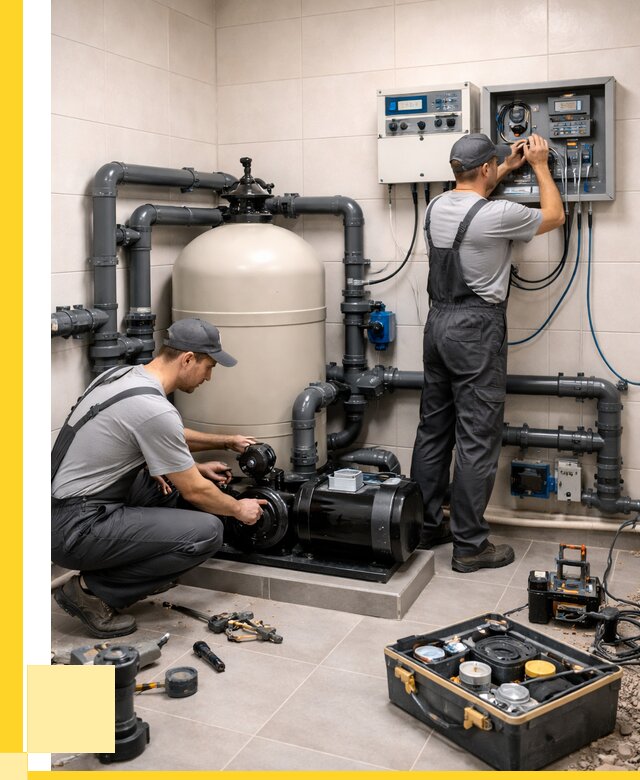 Монтаж оборудования для бассейнов в Пушкине от 41492 р. | ЭриданПшк