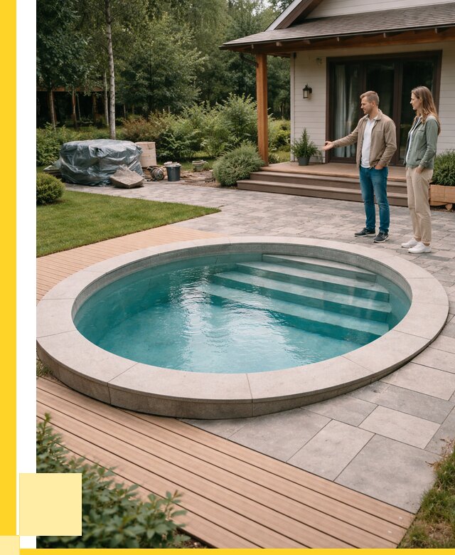 Бассейн на даче под ключ в Пушкине от 207460 р., ЭриданПшк