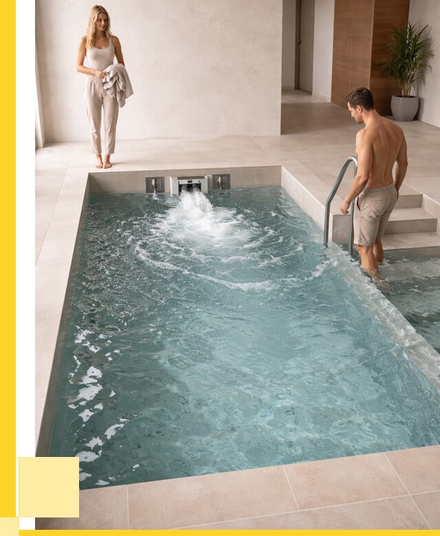 Бассейн с противотоком в Пушкине от 259325 р. | ЭриданПшк