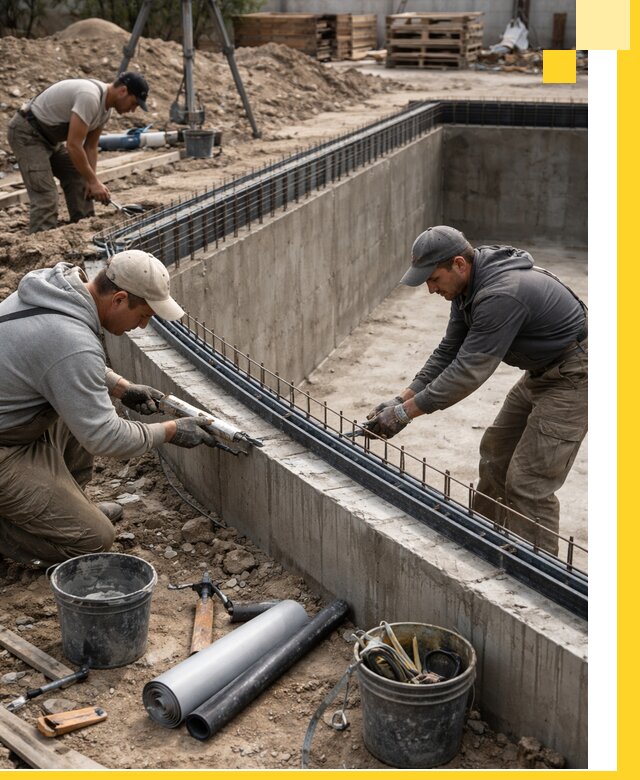 Качественный монтаж чаши бассейна в Пушкине под ключ с гарантией