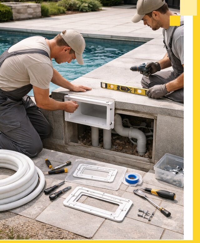 Поставка и установка скиммеров для бассейнов в Пушкине