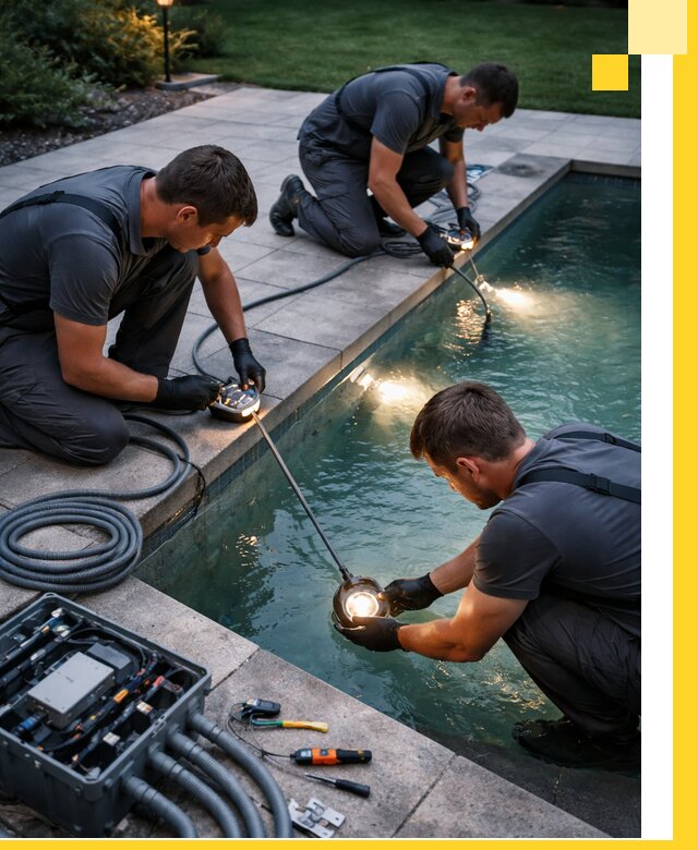 Профессиональное освещение бассейнов в Пушкине: дизайн и монтаж