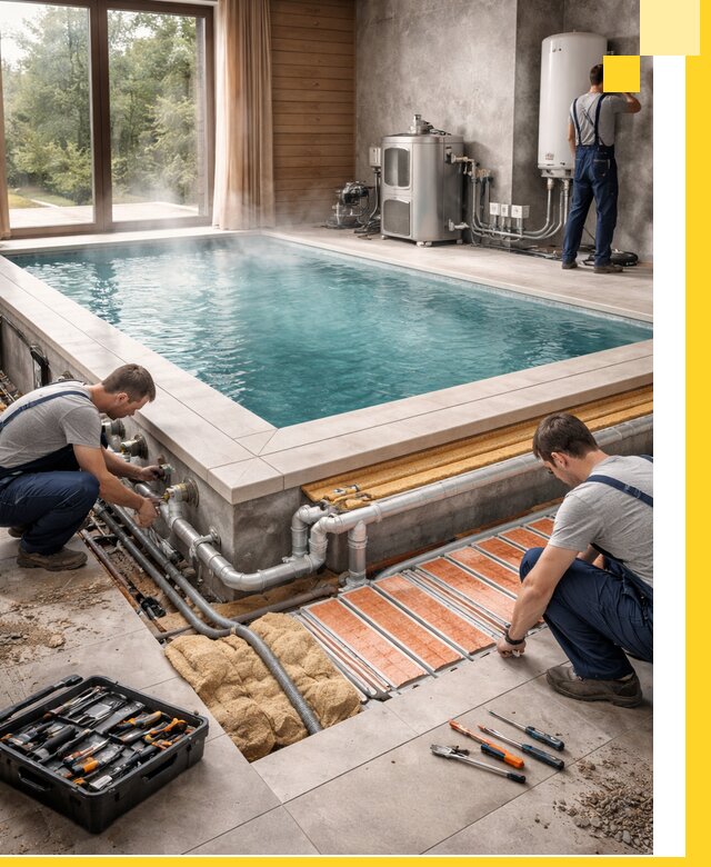 Проектирование и строительство тёплых бассейнов в Пушкине