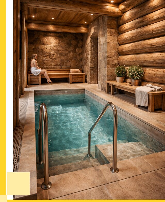 Аренда бани с бассейном в Пушкине от 1555950 р. | ЭриданПшк