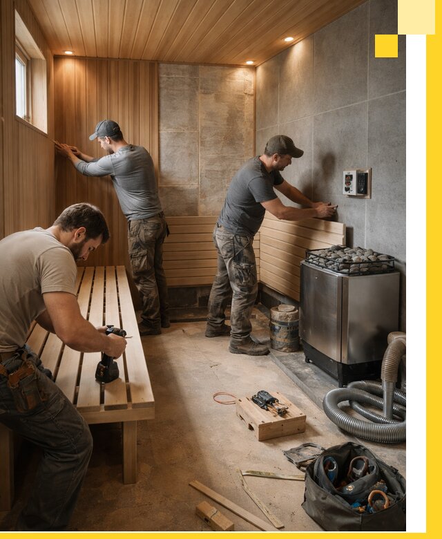 Сауны под ключ в Пушкине, проектирование, строительство, отделка