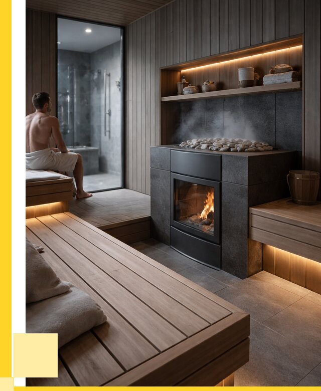 Проект сауны в частном доме в Пушкине от 36306 р. | ЭриданПшк