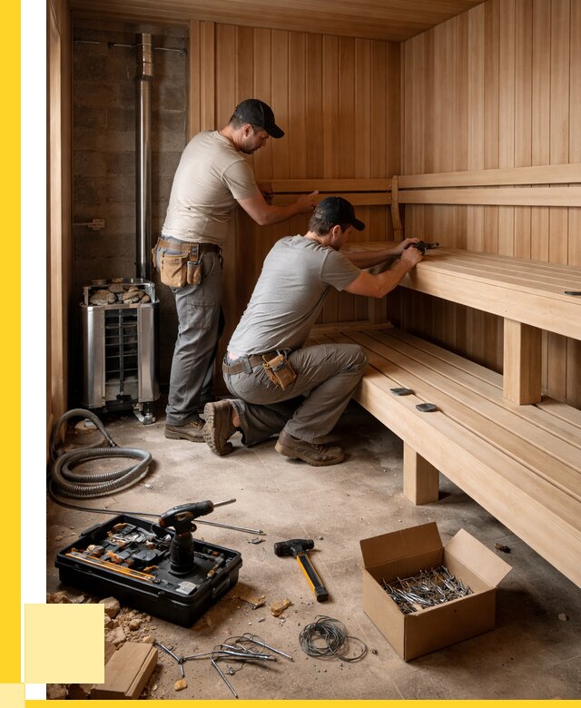 Монтаж саун под ключ в Пушкине от 124476 р. | ЭриданПшк