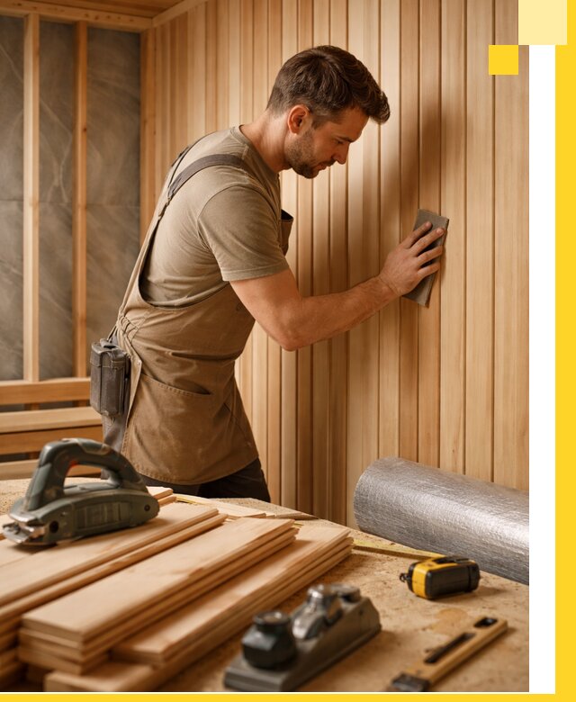 Профессиональная отделка саун и парных под ключ в Пушкине