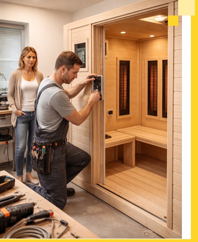 Инфракрасные сауны под ключ в Пушкине продажа и установка