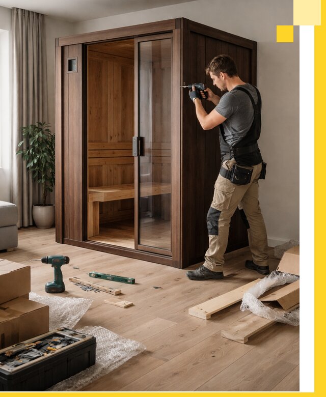 Установка и производство мини саун под ключ в Пушкине