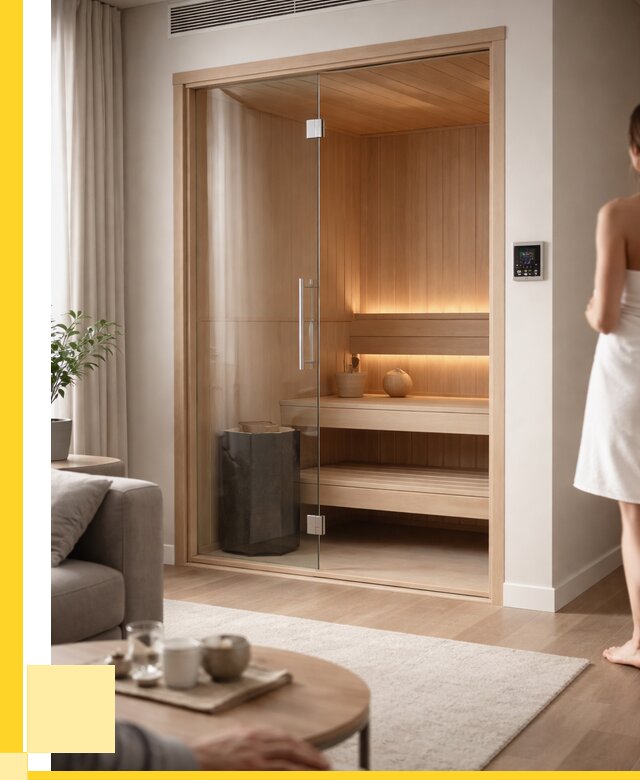 Сауна в квартире под ключ в Пушкине от 124476 р. ЭриданПшк