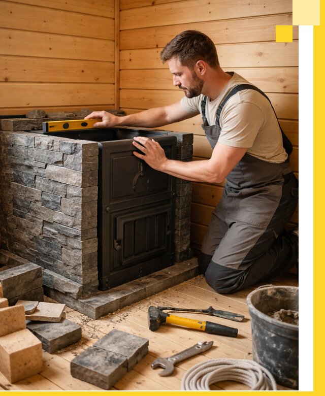 Производство и установка печей для саун под ключ в Пушкине