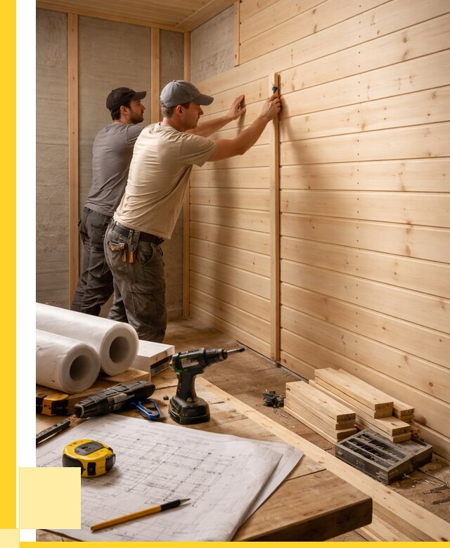 Обшивка бани вагонкой в Пушкине от 1245 р., ЭриданПшк