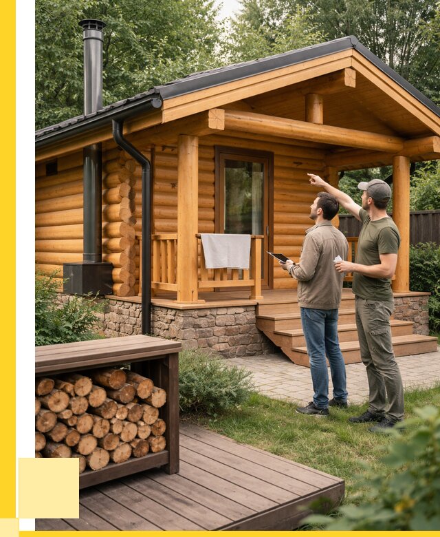 Бани для дачи под ключ в Пушкине от 259325 р. | ЭриданПшк