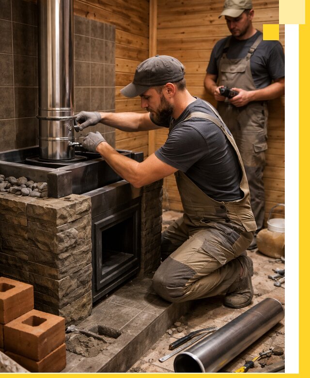 Изготовление и установка банных печей под ключ в Пушкине