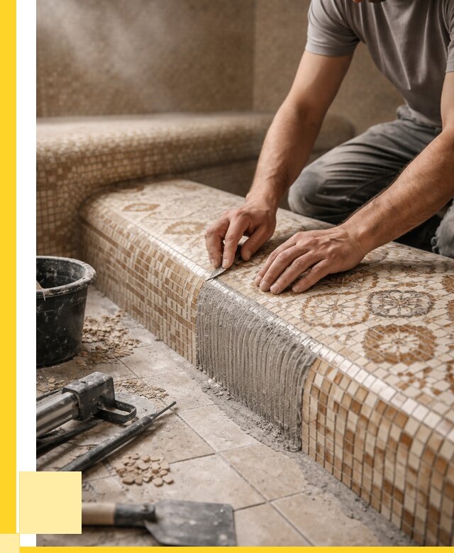 Плитка для хамама под ключ в Пушкине от 3631 р. | ЭриданПшк